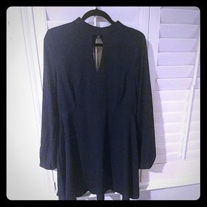 Navy blue short dress